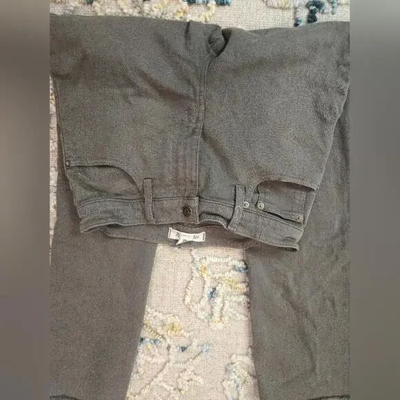 Madewell Kick Out Crop Jeans in Driftwood Brown - Picture 9 of 9